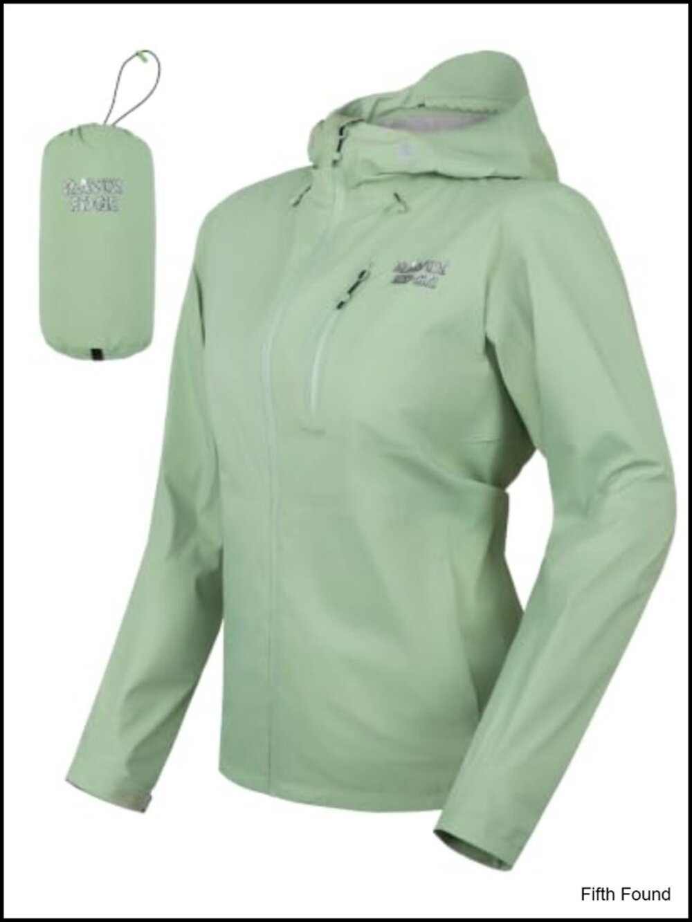 Women's Waterproof Packable Lightweight Rain Jacket